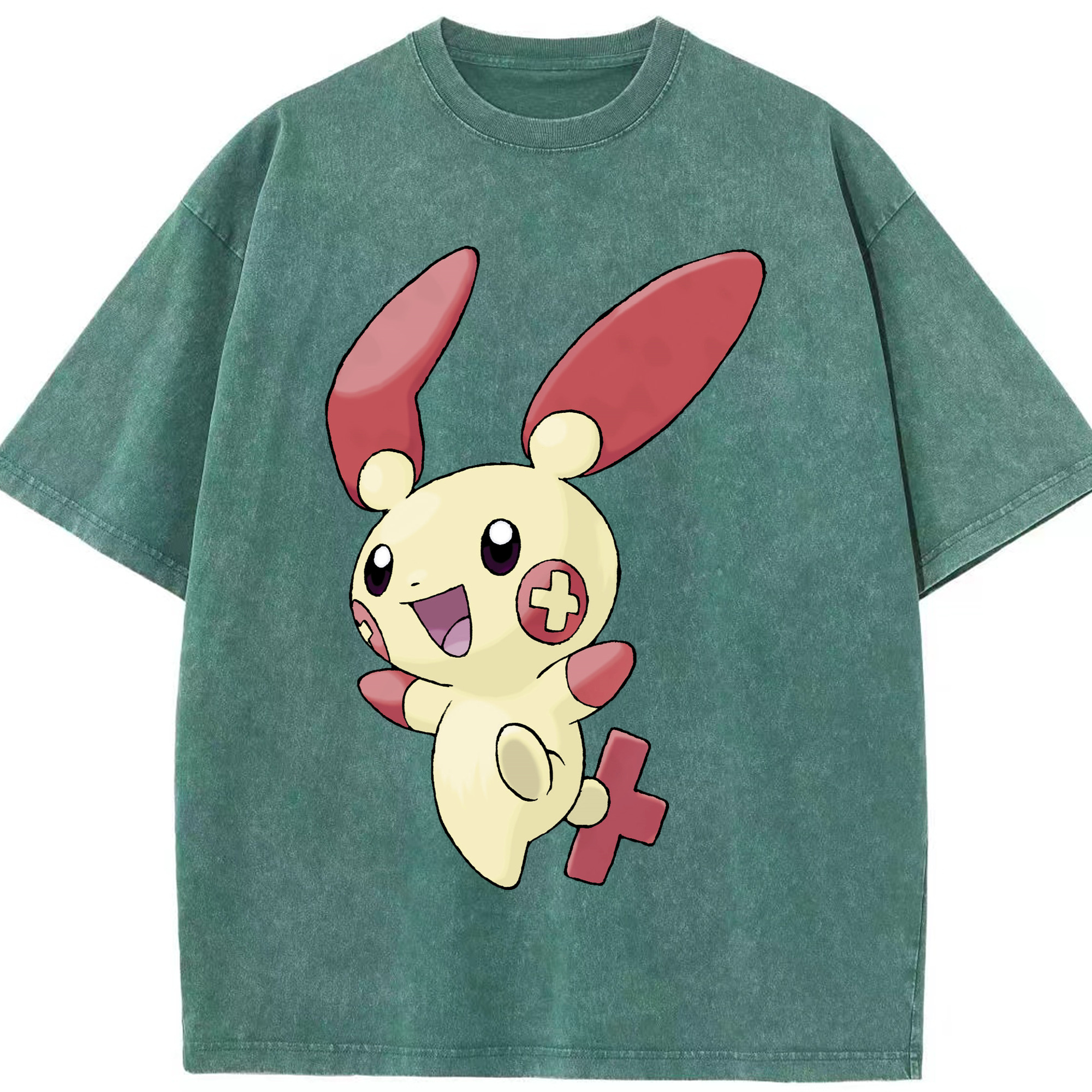 （画像用） ポケットモンスター Pokémon 綿100% ヴィンテージ風 半袖Tシャツ（フロントプリント）
